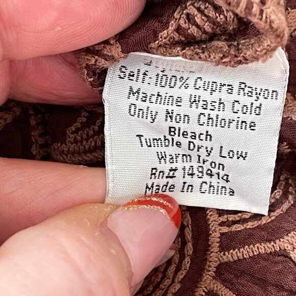 JOHNNY WAS "Square Seraphina" Embroidered Short Kimono/Wrap is NWT!! MEDIUM - Picture 8 of 10